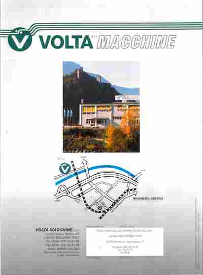 Буклет Volta Macchine, 55-1342, Баград.рф